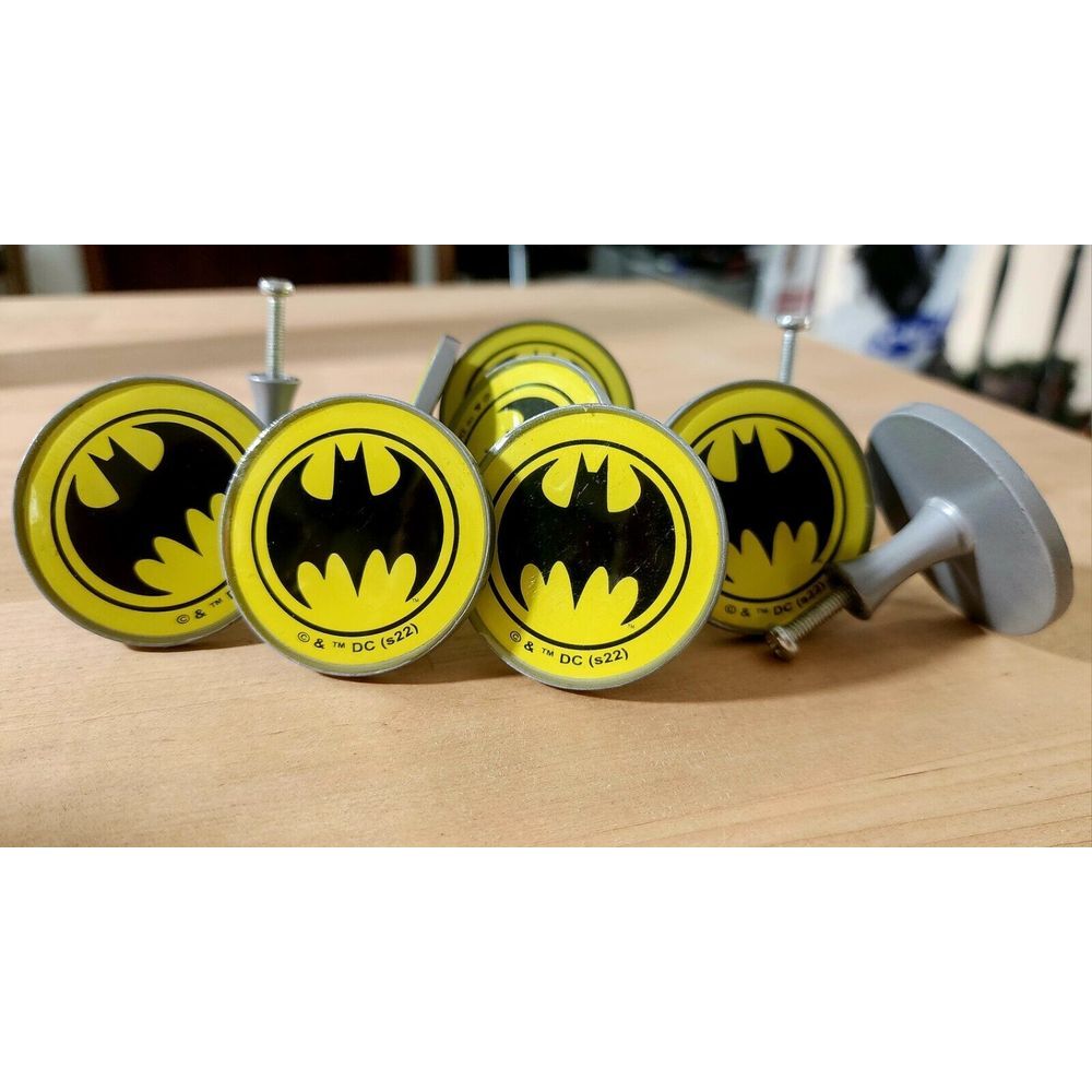 10 Metal DC Comics BATMAN DRAWER‎ Pull/Knobs, Coat Hook, Hat Hood, Plant Hanger